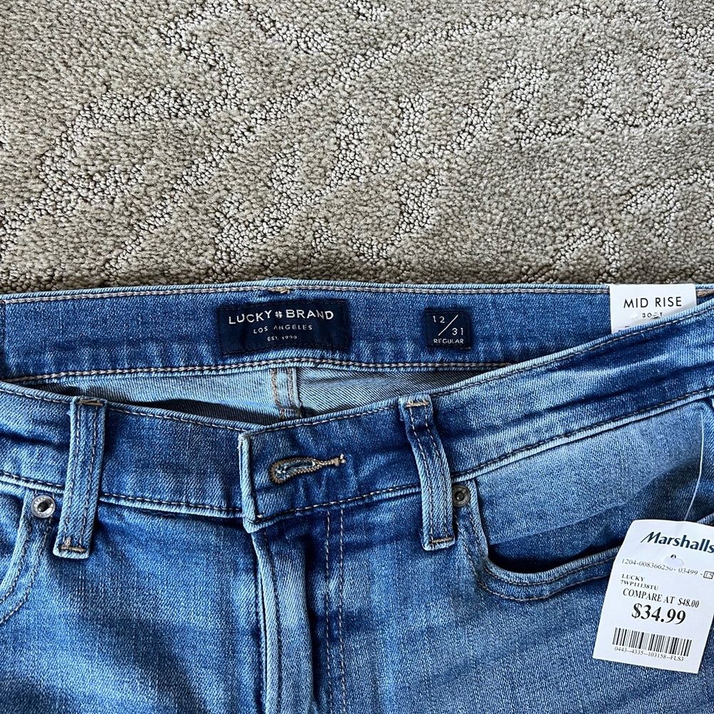 Lucky Brand Mid-Rise Boot Cut Jeans